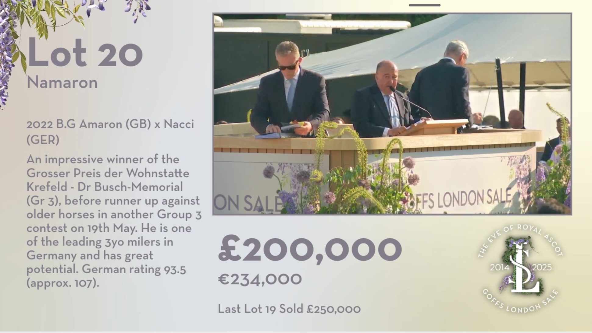 GOFFS: 200.000£ FÜR NAMARON