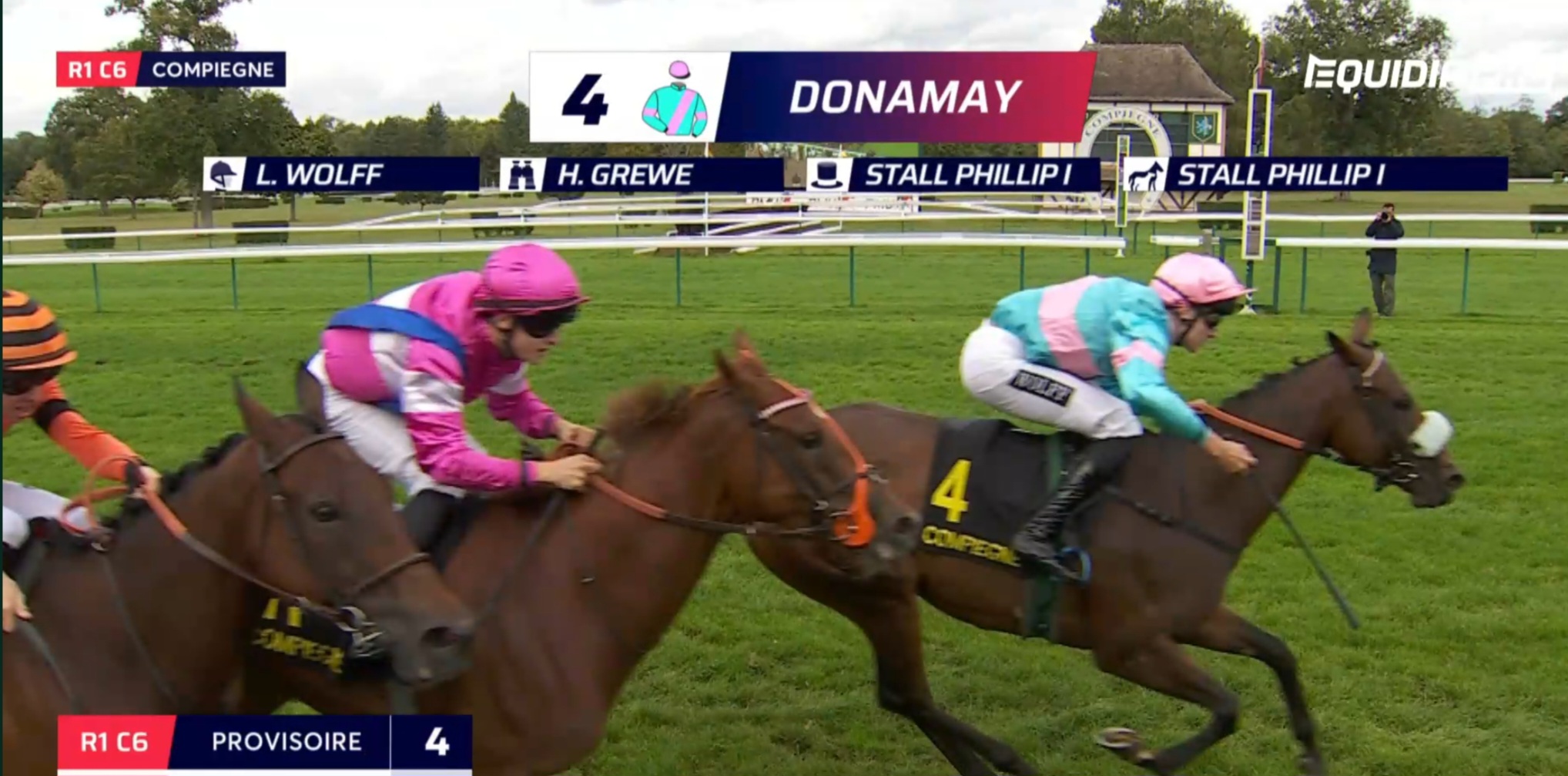 DONAMAY SIEGT IN COMPIEGNE